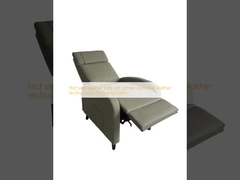 Hot sale leather sofa set corner sectional leather recliner sofa for living room