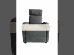 Adjustable Home Theater Single Fabric Recliner Sofa Furniture with Thick Seat Cushion and Backrest