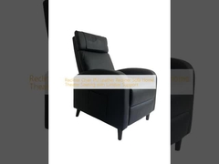 Recliner Chair PU Leather Recliner Sofa Home Theater Seating with Lumbar Support