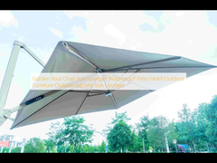 Garden Pool Chair Sun Lounger Waterproof Patio Hotel Outdoor Furniture Outside Balcony Sun Lounger