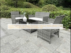Garden Furniture Set Garden Furniture Collection Rattan Wicker Chair Support Customization Outdoor  Indoor Use