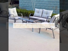 Sofa Outdoor Cast Iron Aluminum Outdoor Balcony Patio Furniture Garden Table And Chairs Garden Furniture