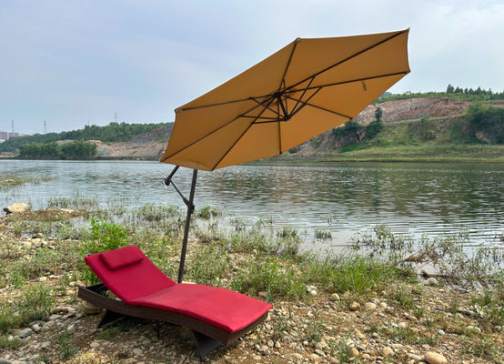 Shade Cantilever Outdoor Garden Parasol Patio Umbrellas Lounge Chair 11 Foot 12 Foot 13 Foot