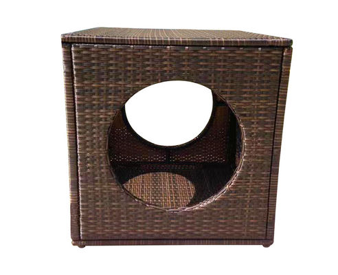 Outdoor Furniture Rattan Wicker Pet House Bed KD Dog House