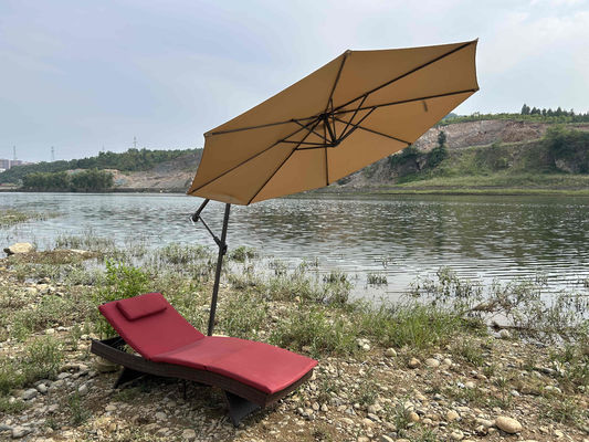 Shade Cantilever Outdoor Garden Parasol Patio Umbrellas Lounge Chair 11 Foot 12 Foot 13 Foot