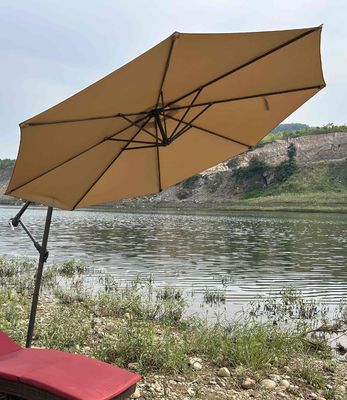 Shade Cantilever Outdoor Garden Parasol Patio Umbrellas Lounge Chair 11 Foot 12 Foot 13 Foot