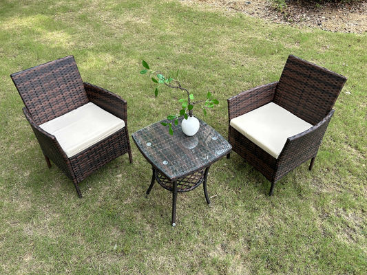 Elegant Design Wholesale Rattan Sofa Waterproof Design Indoor Outdoor Sofa Table Chair Dining Desk Ottoman Furniture Set