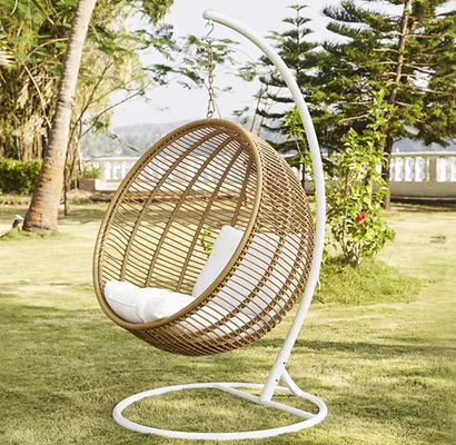 Hanging Glider Outdoor Garden PE Rattan Swing Chair Hanging House Hotel