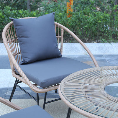 Pe Rattan Furniture Dining Tables And Chairs Craftsmanship Woven Coffee Table Chair Sofa