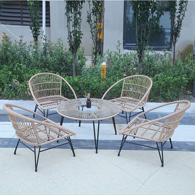 Pe Rattan Furniture Dining Tables And Chairs Craftsmanship Woven Coffee Table Chair Sofa