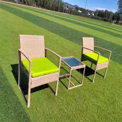 Handmade Rattan Woven Coffee Table Chair For Outdoor Dining And Relaxing Table Chair Ottoman Furniture Sets