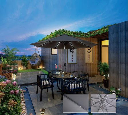 Garden Furniture With Parasol Set Sunshade Backyard Banana Umbrella Garden Parasol Patio