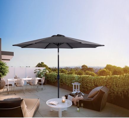 Large Cantilever Patio Umbrella Handle Offset Sunroof Garden UV Protection Terrace Umbrella