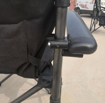 Adjustable Outdoor Folding Camping Chairs Lounge Headrest Cup Holders Cargo