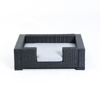 Indoor Pet Couch Pad Rattan Wicker Pet Bed Four Feet Breathable Dog Seat Sofa Small Animals Bed Cats Mats