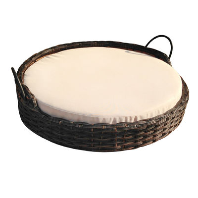 Swing Rattan Hanging Pet Bed PP Natural Woven Wicker Dog Cat Animal Sleeping House Baskets Outdoor Indoor