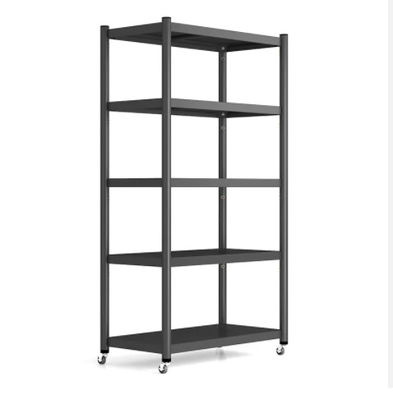 4 Layers Heavy Duty Metal Storage Racks For Garage Warehouse Storage Removed