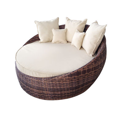 Garden Rattan Lounge Chair Garden Reclining Along Extra Thick Cushions Excellent
