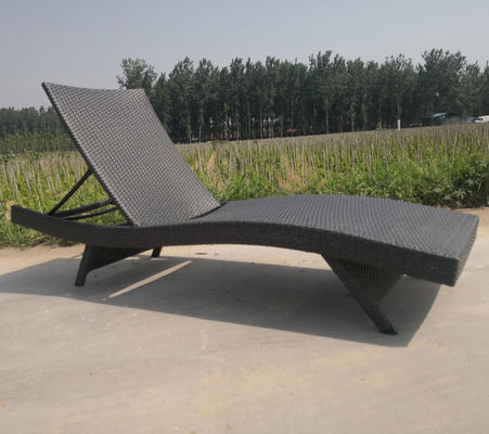 LC1008 Hotel Rattan Style Outdoor Wicker Sun Loungers Pool Outdoor