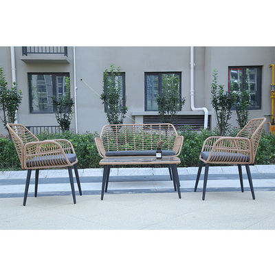 Wicker Rattan Patio Dining Set Bistro Sets Garden Chair Seating Group Conversation
