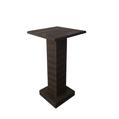 Classic outdoor bar balcony table and chair combination garden rain-proof rattan leisure bistro high table and bar stool
