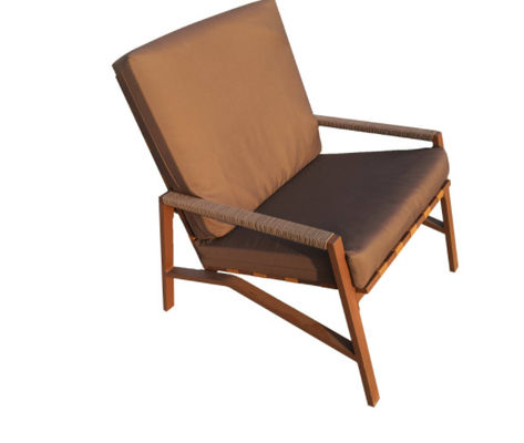 Attractive Design Modern Sofa Set Furniture Luxury Teak Wood Outdoor Patio Garden Sofa Set With Cushion Furniture Set