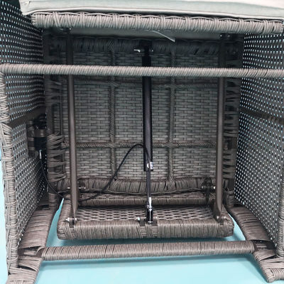 Outdoor Adjustable Patio Garden Furniture Loungers Chaise Lounge Rattan daybed Chair Leisuresofa Set