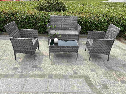 4 Seater Rattan Garden Table And Chairs Wicker Table Chairs Garden Furniture Set