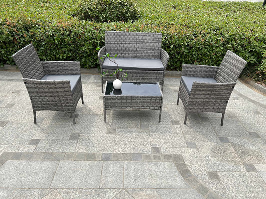 4 Seater Rattan Garden Table And Chairs Wicker Table Chairs Garden Furniture Set