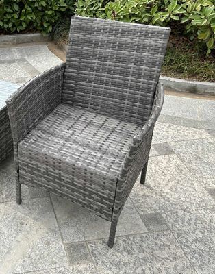 Garden Compact Rattan Table And Chairs  Large Outdoor Garden Sets
