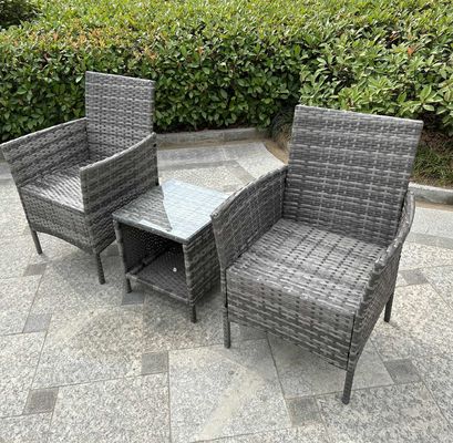 Garden Compact Rattan Table And Chairs  Large Outdoor Garden Sets