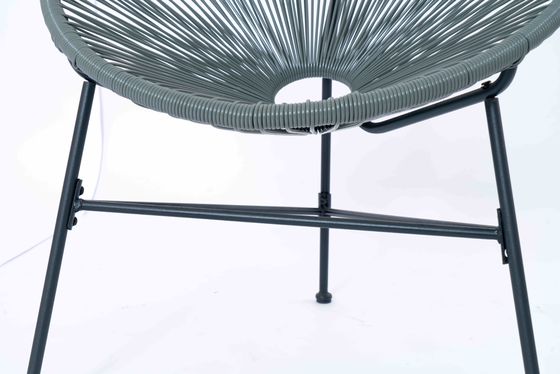 Patio Outdoor Wicker Bistro Table And Chairs Dining Colorful Rattan Acapulco Chair Wicker Sun