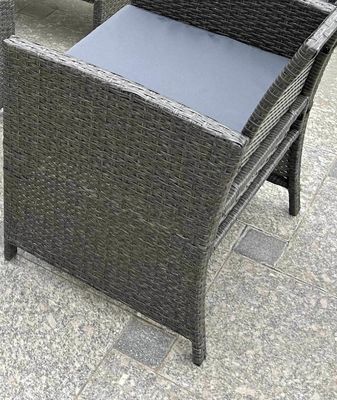 Weather-Resistance 4pcs Outdoor Rattan Sofa Set/ Wicker Garden Furniture Coffee Table and Rattan Chairs for Pool
