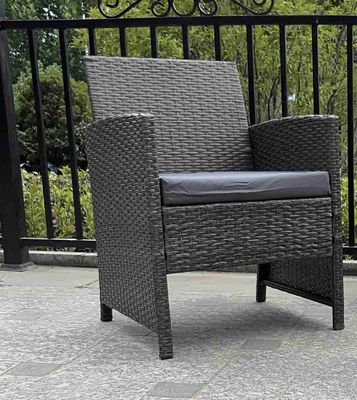 Weather-Resistance 4pcs Outdoor Rattan Sofa Set/ Wicker Garden Furniture Coffee Table and Rattan Chairs for Pool