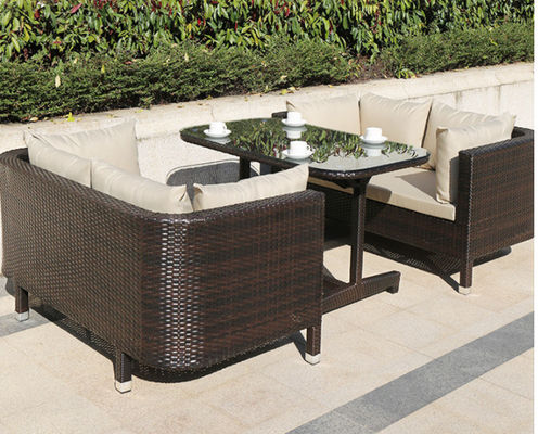 Nordic Style Terrace Courtyard Living Room Sofa Wicker Rattan Chair Patio