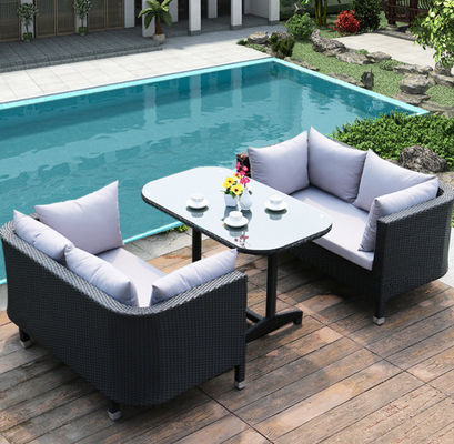 Nordic Style Terrace Courtyard Living Room Sofa Wicker Rattan Chair Patio