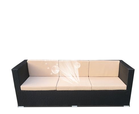 Outdoor 4pcs Garden Furniture Set Patio Garden Sofa Rattan Woven Corner Sofa With Table And Chair