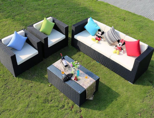 Modern Leisure Best Selling Garden Furniture Plastic Rattan Sofa Set Outdoor White Carton Wholesale Outdoor Furniture