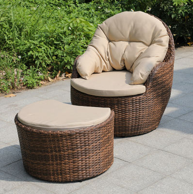 CE BSCI Glass Top Coffee Table Cushions Patio Furniture Sofa Set Furniture Outdoor
