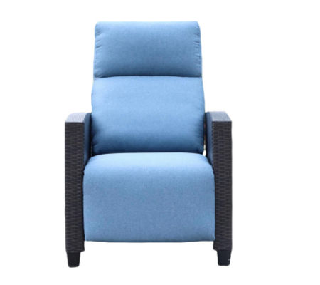 CE BSCI Home Rattan Furniture Modern Office Sofa Mid Century Recliner