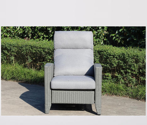 Modern Recliner Dual For Sitting Lying Functional Rattan Sofa Set Furniture