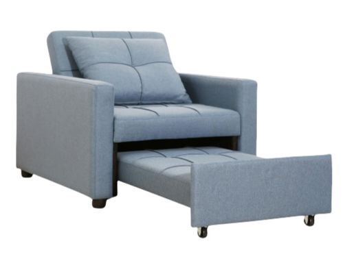 Modern Outdoor Convertible Sofa Bed Chair Adjustable Backrest 3-In-1 Pull Out