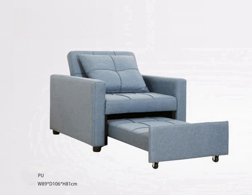 Modern Outdoor Convertible Sofa Bed Chair Adjustable Backrest 3-In-1 Pull Out
