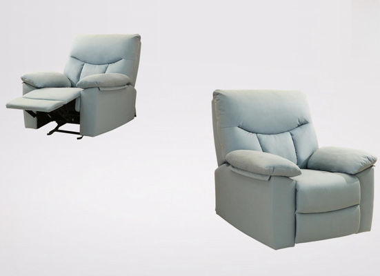 Tech Fabric Living Room Furniture Recliner Power Leather Recliner Sofa Set Grey