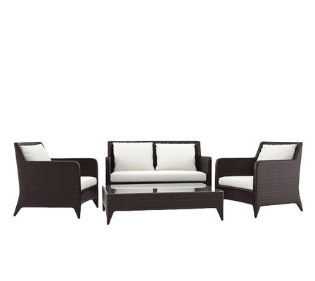 Waterproof Chairs Outdoor Rattan Indoor Sofa Set Garden Patio Lounge