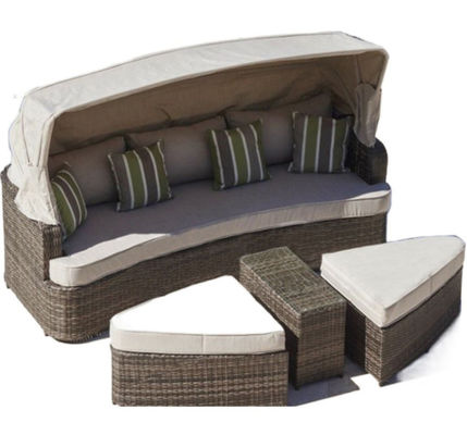 Hotel Outdoor Patio Garden Sunbathing Lounger Sofa Furniture Luxury 228x88x78cm