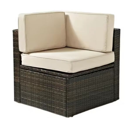Outdoor Wicker Rattan Sofa Set Rattan Chair Sectional Cushion Lawn Garden Furniture