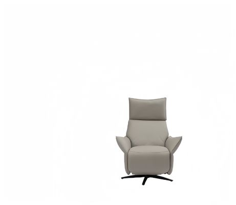 Home Furniture Hotel Lobby Hall Leather Accent Chair Revolving Leisure Chair