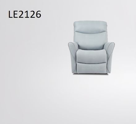 Oversized Leather Microfiber Fabric Manual Recliner Chair With Rocking Swivel