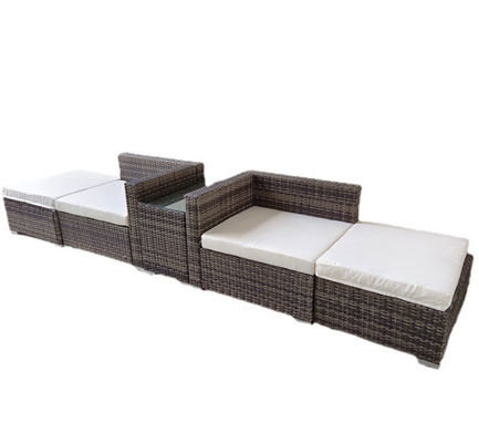 7pc Rattan Wicker Sofa Set Table Patio Outdoor Corner Rattan Antique Sofa Set